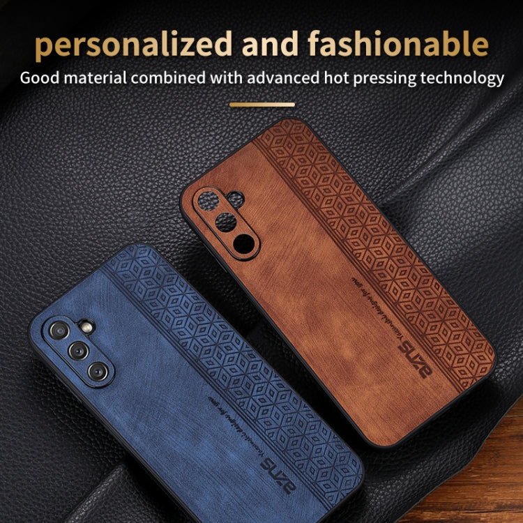Custodia in pelle goffrata 3D per Samsung Galaxy M14