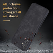 Custodia in pelle goffrata 3D per Samsung Galaxy M14