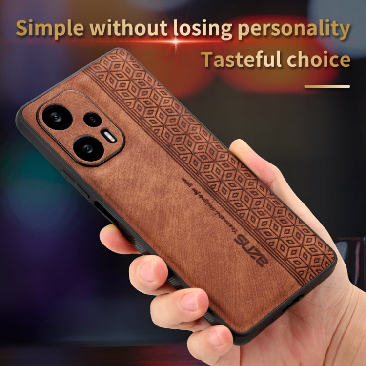 Custodia in pelle goffrata 3D per Xiaomi Redmi Note 12 Turbo