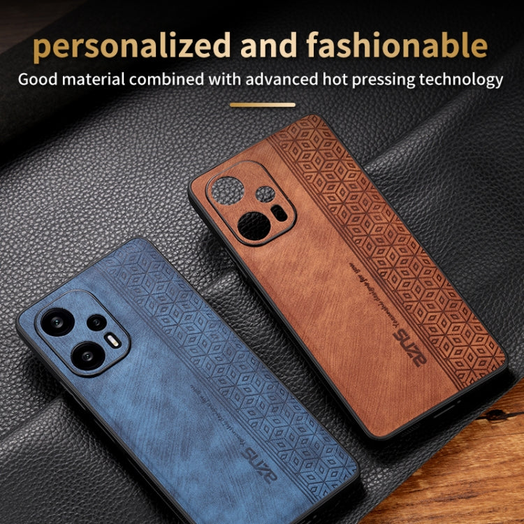 Custodia in pelle goffrata 3D per Xiaomi Redmi Note 12 Turbo