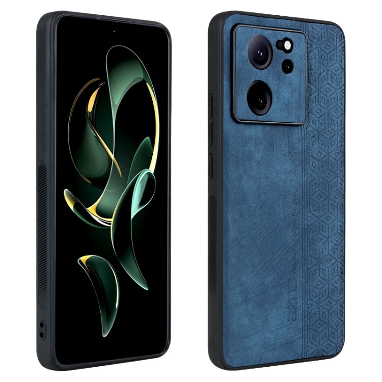 Custodia in pelle goffrata 3D per Xiaomi 14
