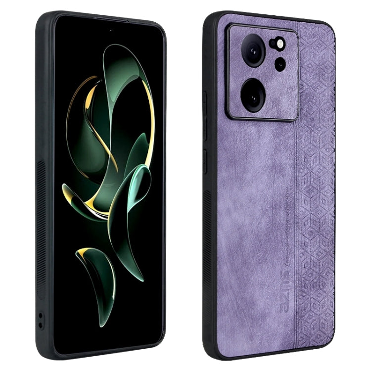 Custodia in pelle goffrata 3D per Xiaomi 14