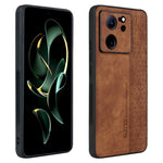 Custodia in pelle goffrata 3D per Xiaomi 14