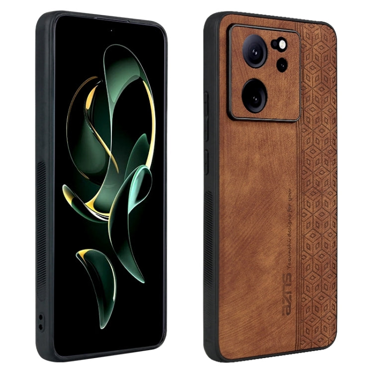 Custodia in pelle goffrata 3D per Xiaomi 14