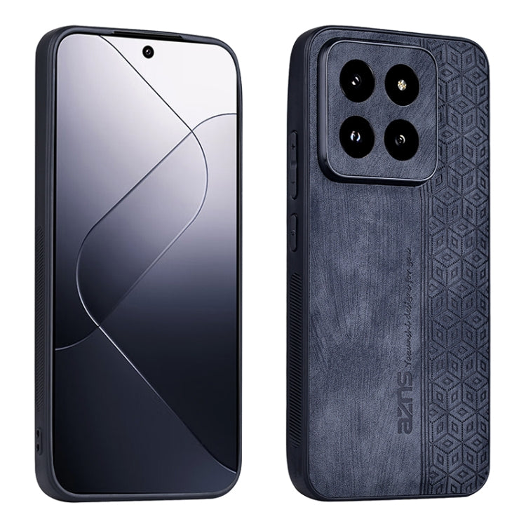 Custodia smartphone in pelle goffrata 3D per Xiaomi 14 Ultra