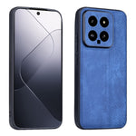 Custodia in pelle goffrata 3D per Xiaomi 14