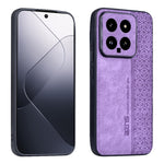 Custodia in pelle goffrata 3D per Xiaomi 14