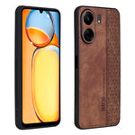 Custodia smartphone in pelle goffrata 3D per Xiaomi 14 Ultra