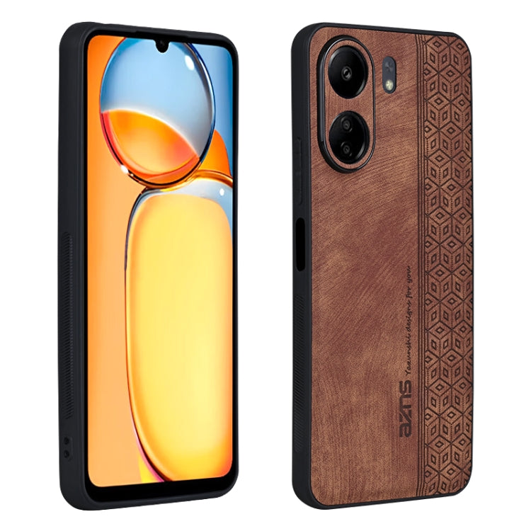 Custodia smartphone in pelle goffrata 3D per Xiaomi 14 Ultra