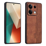 Custodia in pelle goffrata 3D per Xiaomi 14