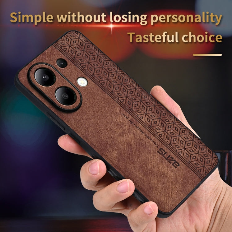 Custodia smartphone in pelle goffrata 3D per Xiaomi 14 Ultra