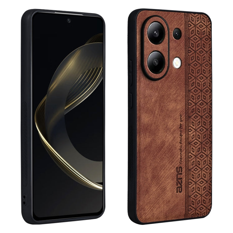 Custodia smartphone in pelle goffrata 3D per Xiaomi 14 Ultra