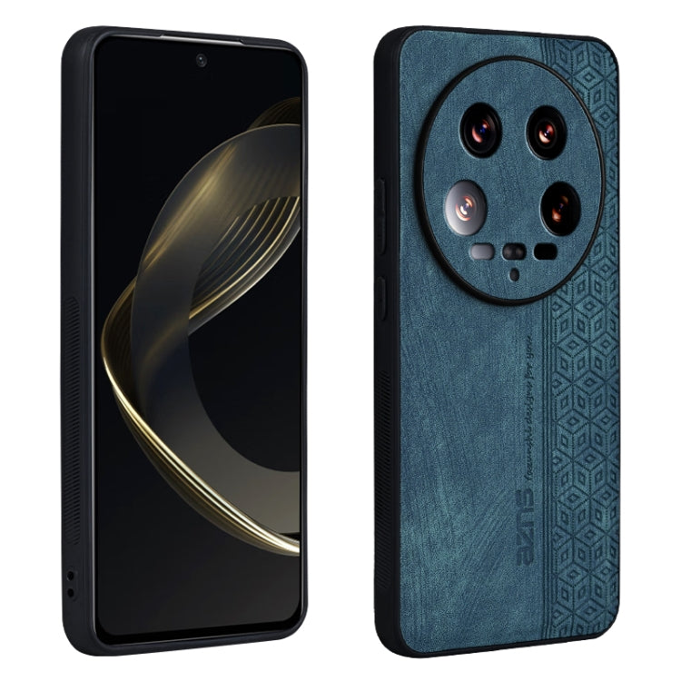 Custodia smartphone in pelle goffrata 3D per Xiaomi 14 Ultra