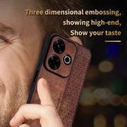 Custodia per telefono AZNS in pelle goffrata 3D, For Xiaomi Redmi 13 4G Global, For Xiaomi Redmi Note 13R, For Xiaomi Redmi Turbo 3, For Xiaomi Redmi Note 13 Pro 4G