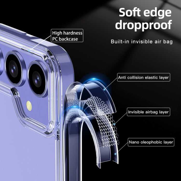 Custodia rigida trasparente in TPU per Samsung Galaxy A55 5G