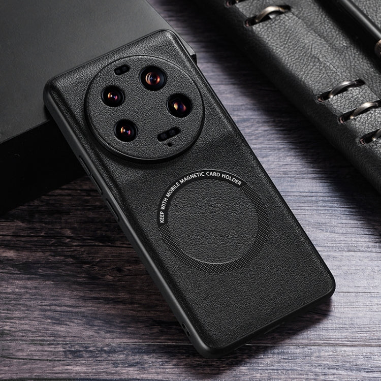 Custodia magnetica per telefono MagSafe in tessuto PU, For Xiaomi 13 Ultra
