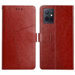 Custodia in pelle con supporto per Vivo V27e e modelli compatibili