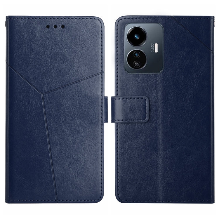 Custodia in pelle con supporto per Vivo Y22 4G e Y35 4G