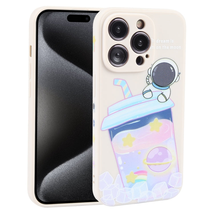 Custodia per cellulare in silicone liquido modello astronauta al latte, For iPhone 15 Pro Max, For iPhone 15 Pro, For iPhone 15 Plus, For iPhone 15, For iPhone 14 Plus, For iPhone 14, For iPhone 14 Pro, For iPhone 14 Pro Max����������������������������...