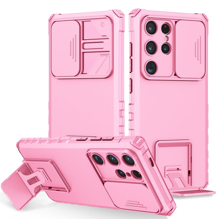 Custodia scorrevole con supporto per Samsung Galaxy S24+ 5G