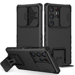 Custodia scorrevole con supporto per Samsung Galaxy S24+ 5G