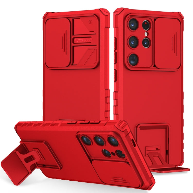 Custodia scorrevole con supporto per Samsung Galaxy S24+ 5G