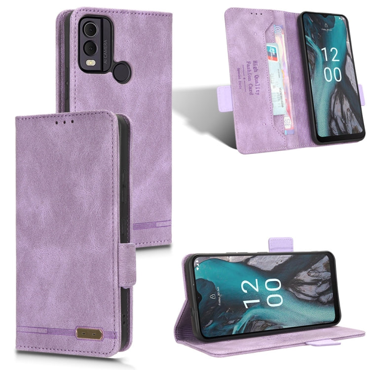 Custodia in pelle con chiusura magnetica per Nokia C12, C12 Pro, C12 Plus