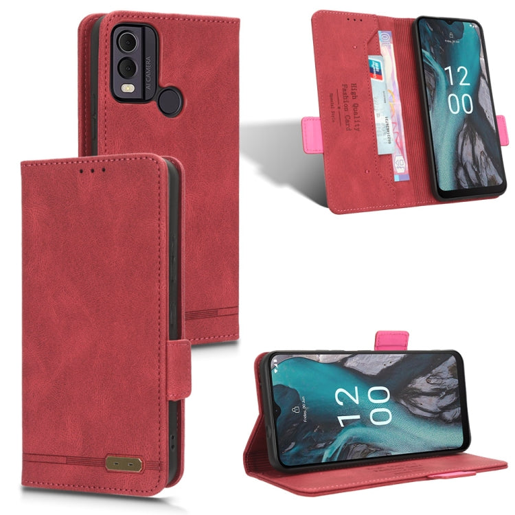 Custodia in pelle con chiusura magnetica per Nokia C12, C12 Pro, C12 Plus