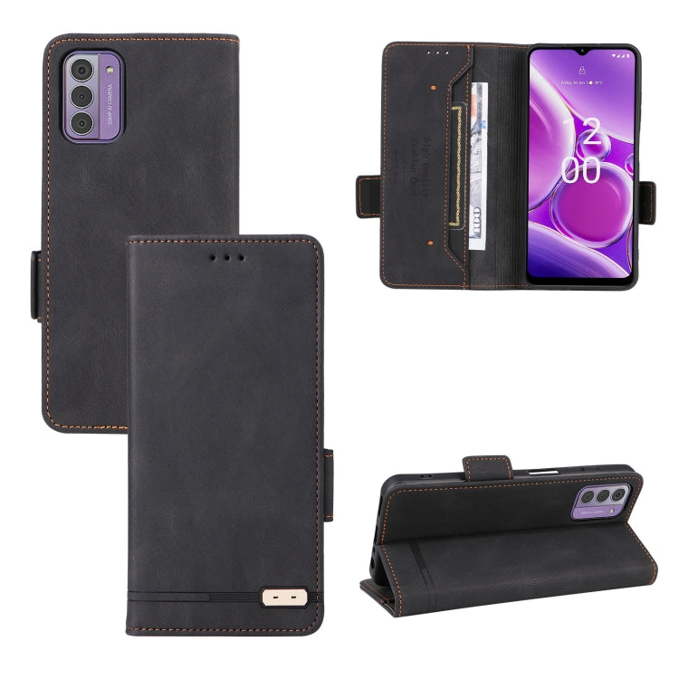 Custodia in pelle con chiusura magnetica per Nokia C12, C12 Pro, C12 Plus