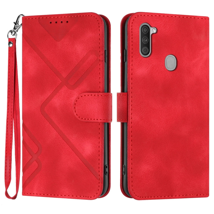 Custodia portafoglio in pelle per Samsung Galaxy A11