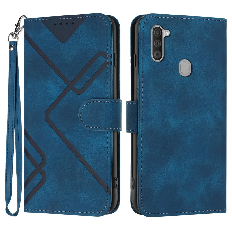 Custodia portafoglio in pelle per Samsung Galaxy A11