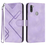 Custodia portafoglio in pelle per Samsung Galaxy A11