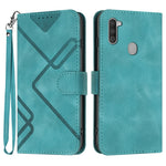 Custodia portafoglio in pelle per Samsung Galaxy A11
