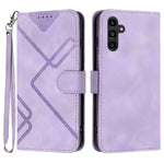 Custodia portafoglio in pelle per Samsung Galaxy A55 5G