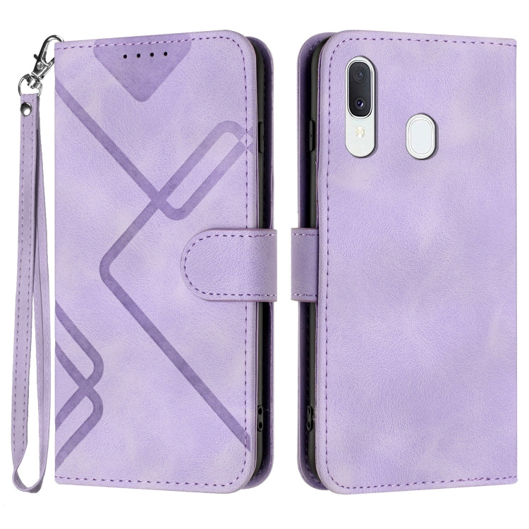 Custodia portafoglio in pelle per Samsung Galaxy A40