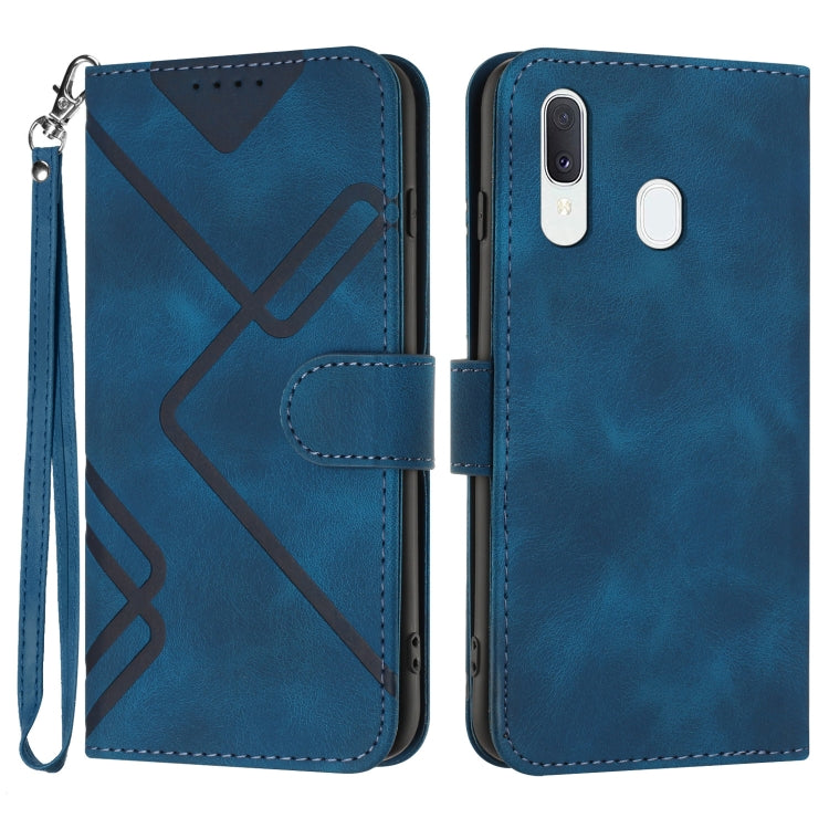 Custodia portafoglio in pelle per Samsung Galaxy A20s