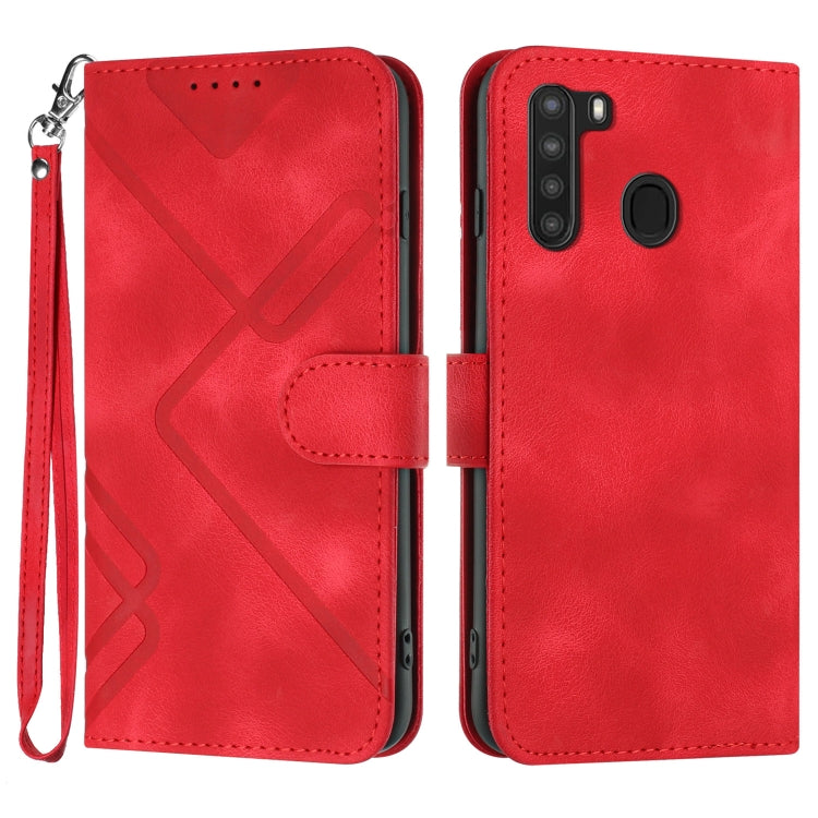 Custodia portafoglio in pelle per Samsung Galaxy A11