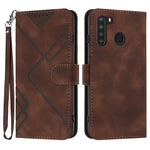 Custodia portafoglio in pelle per Samsung Galaxy A11