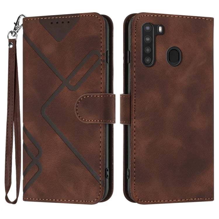 Custodia portafoglio in pelle per Samsung Galaxy A11
