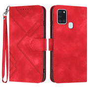 Custodia portafoglio in pelle per Samsung Galaxy A21s