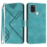 Custodia portafoglio in pelle per Samsung Galaxy A21s