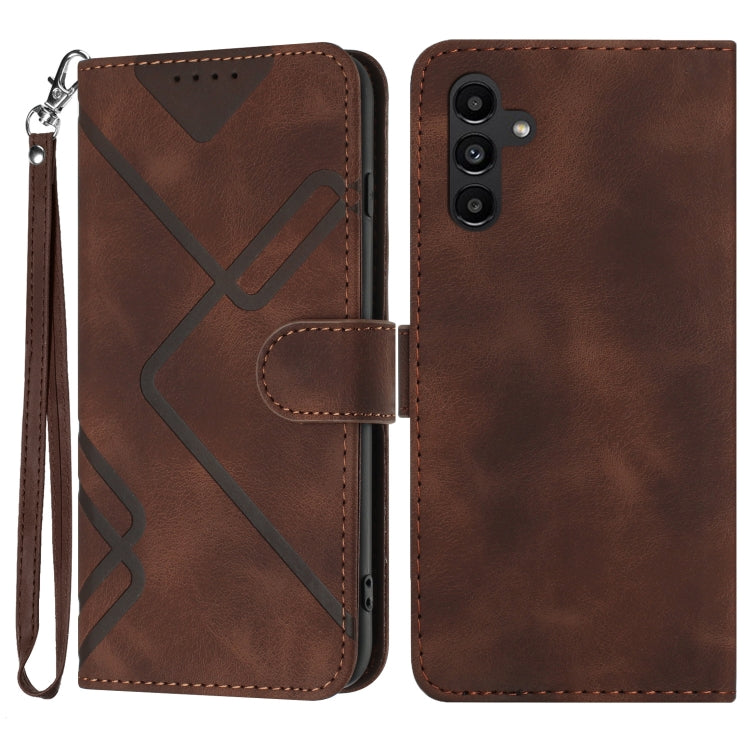 Custodia portafoglio in pelle per Samsung Galaxy A55 5G