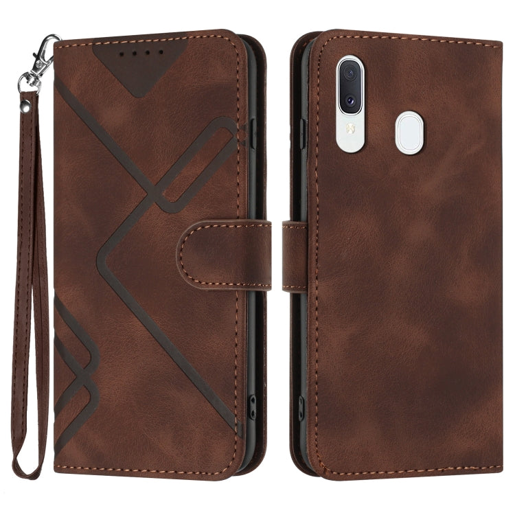 Custodia portafoglio in pelle per Samsung Galaxy A40
