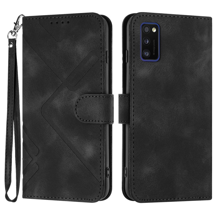 Custodia portafoglio in pelle per Samsung Galaxy A41