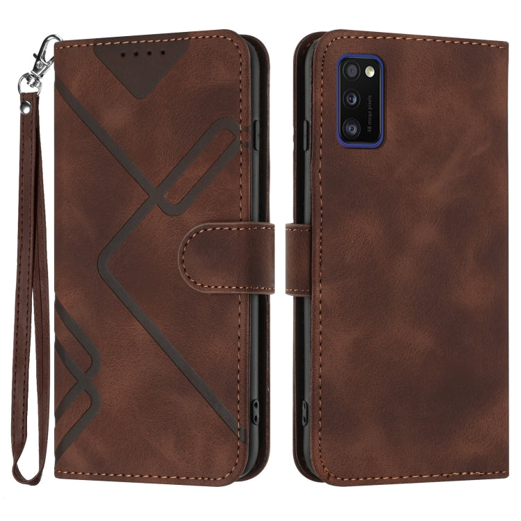 Custodia portafoglio in pelle per Samsung Galaxy A41