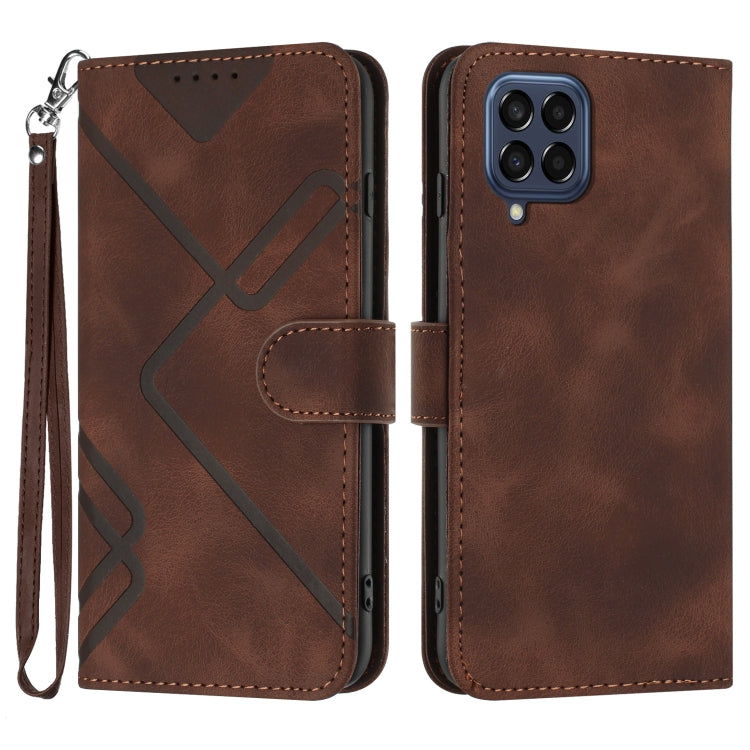 Custodia portafoglio in pelle per Samsung Galaxy M33 5G