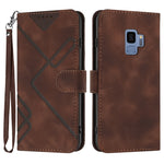 Custodia portafoglio in pelle PU per Samsung Galaxy S9+