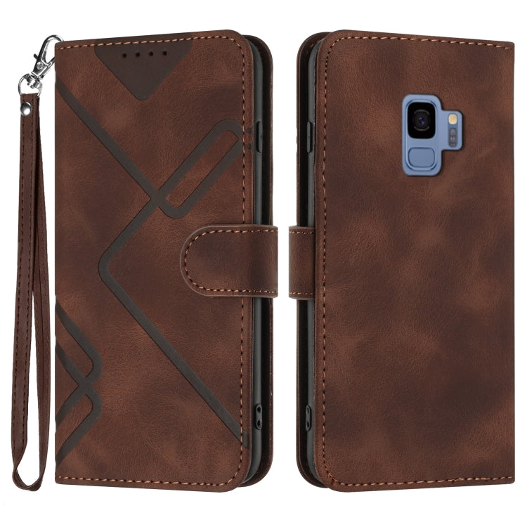 Custodia portafoglio in pelle PU per Samsung Galaxy S9+