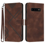 Custodia portafoglio in pelle per Samsung Galaxy S10+