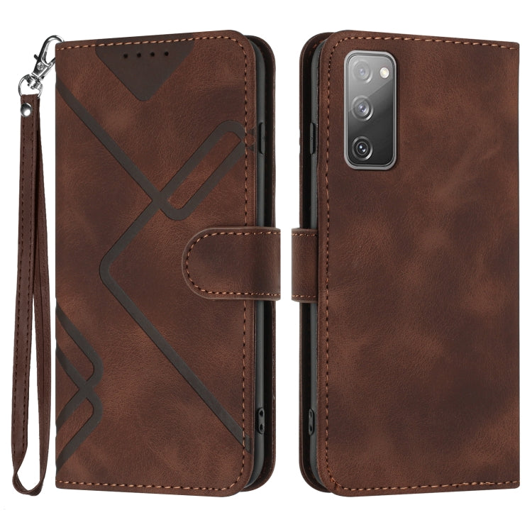 Custodia portafoglio in pelle per Samsung Galaxy S20 FE